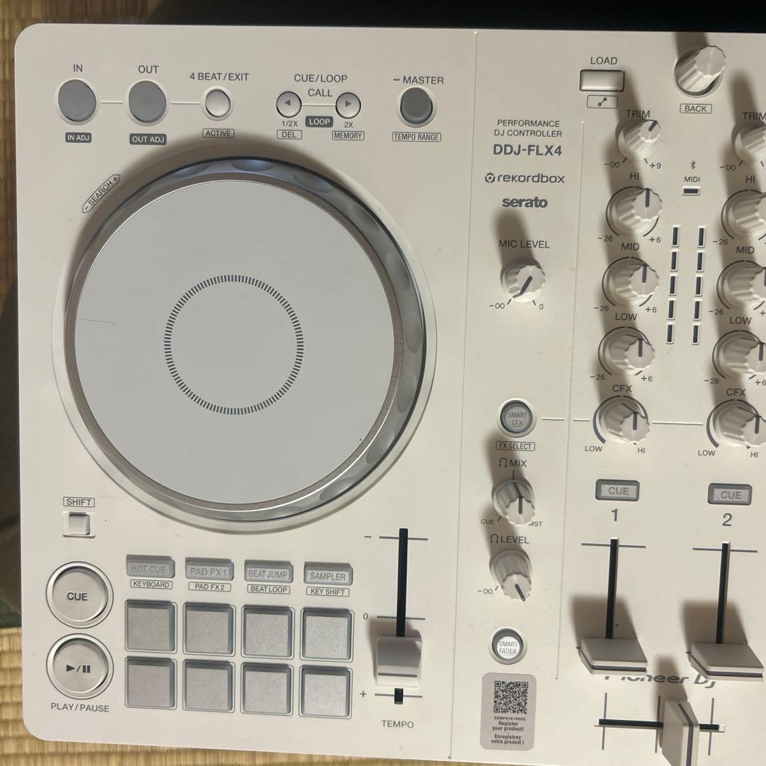 Pioneer dj DDJ-FLX4 ホワイト白