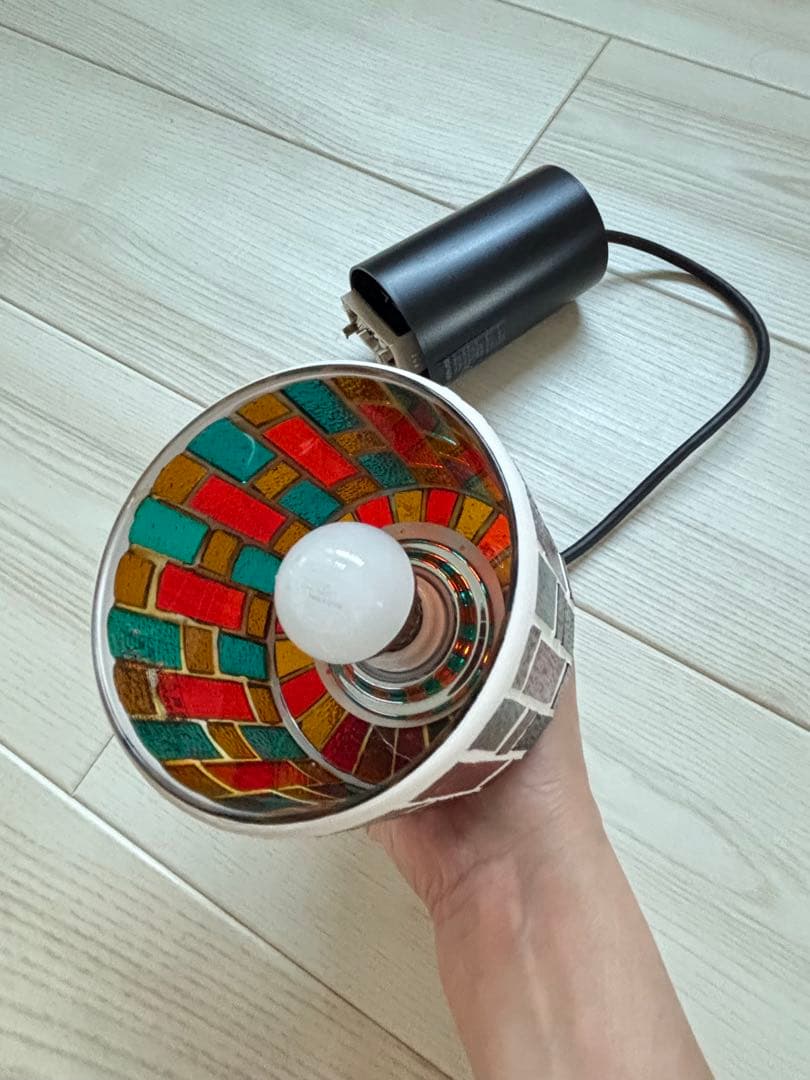 黒*助様 ステンドグラス　モザイクガラス ペンダントライト 2個セット　リビング