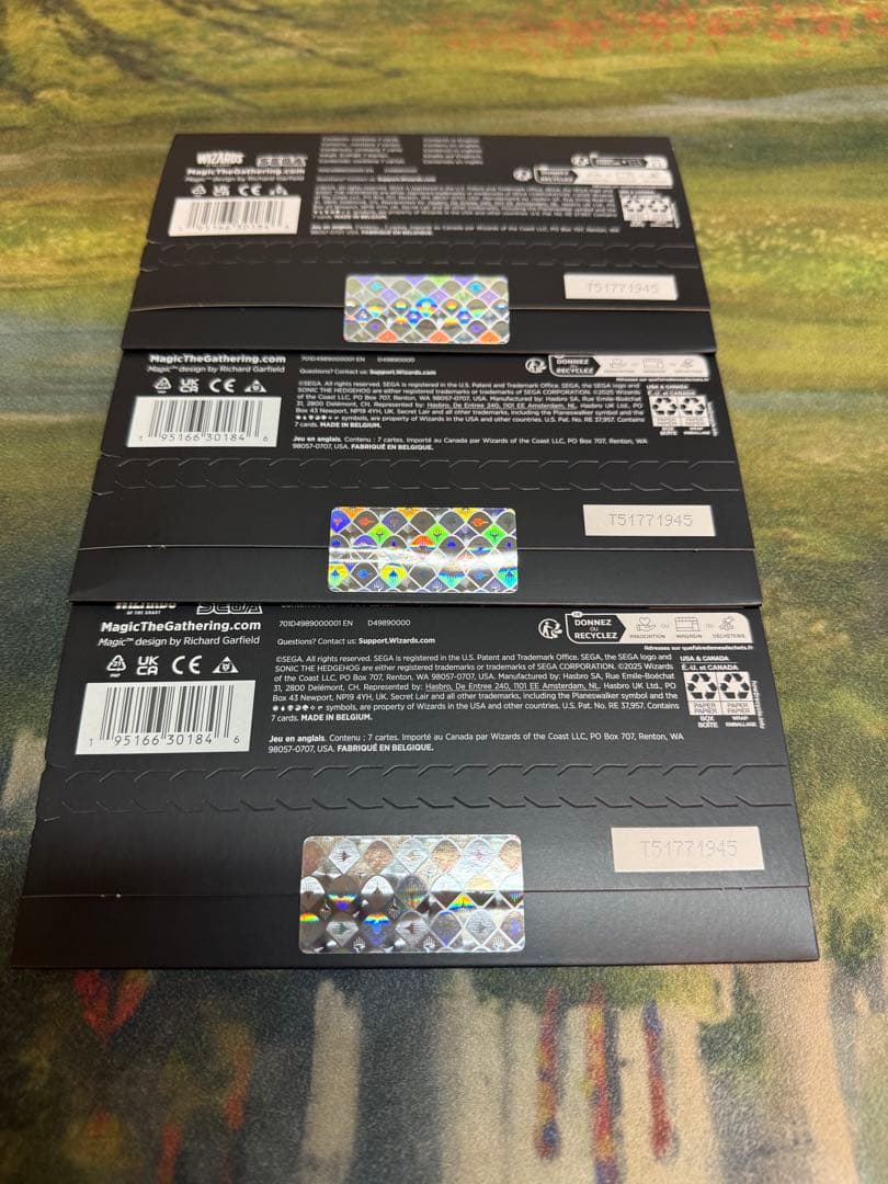 MTG SONIC Friends&Foes 英語版　新品未開封3枚セット