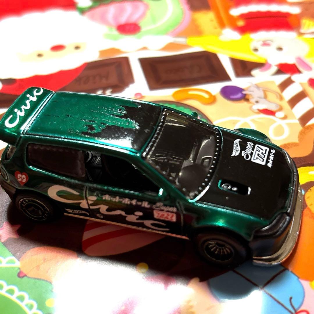 ミニカー Hotwheels STH Honda Civic Custom