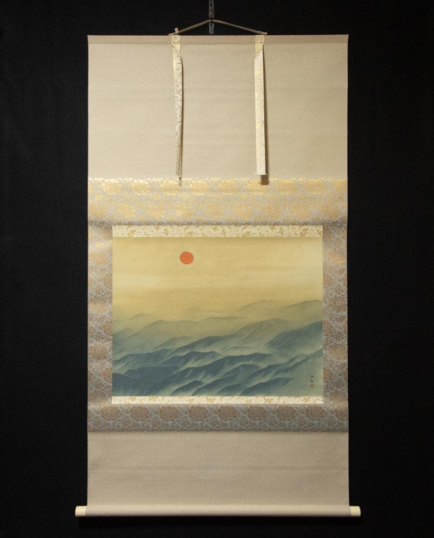 掛軸-68　横山大観　黒潮　限定200部