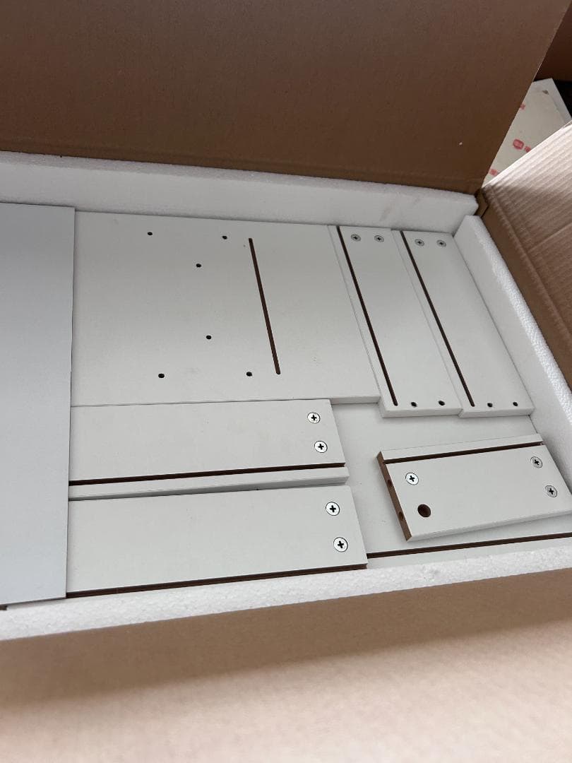 ホワイト モダン ドレッサー ミラー付き訳あり品写真をご確認103-1-①-02