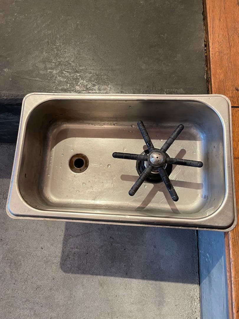 ピッチャーリンサー　埋込型　ロングespresso parts ステンレスシンク