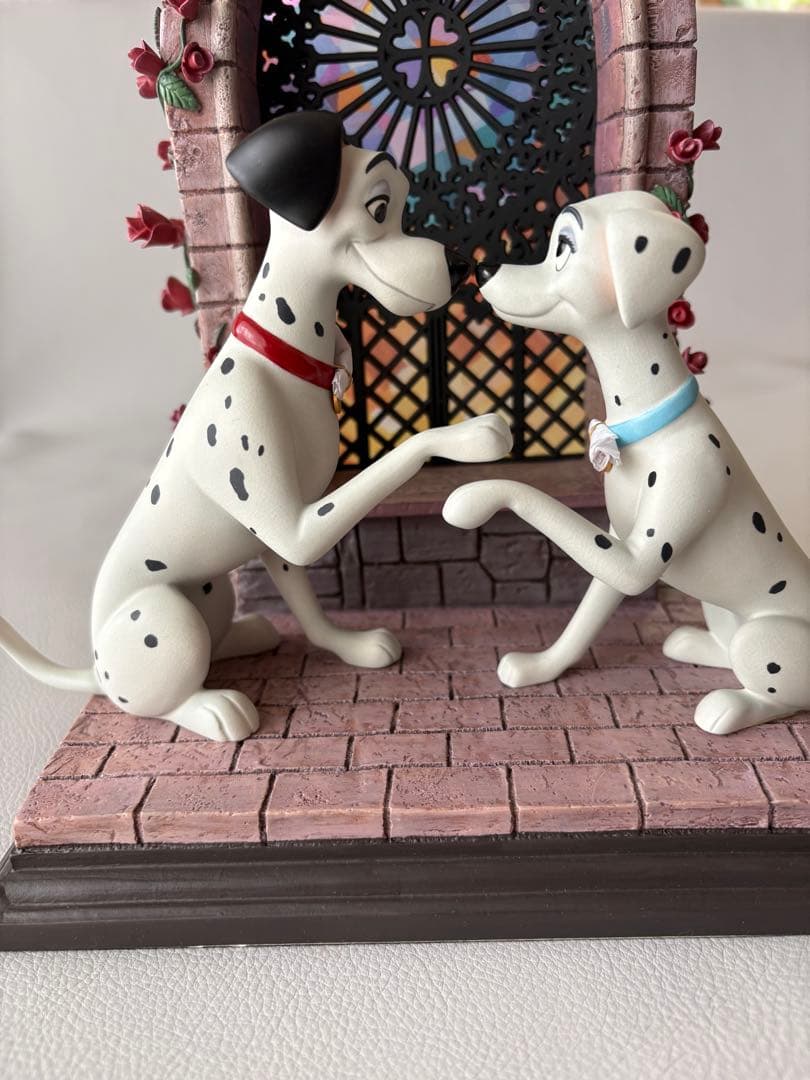 WDCC ディズニー 101匹わんちゃん ポンゴ&パーディタ フィギュア 陶器製