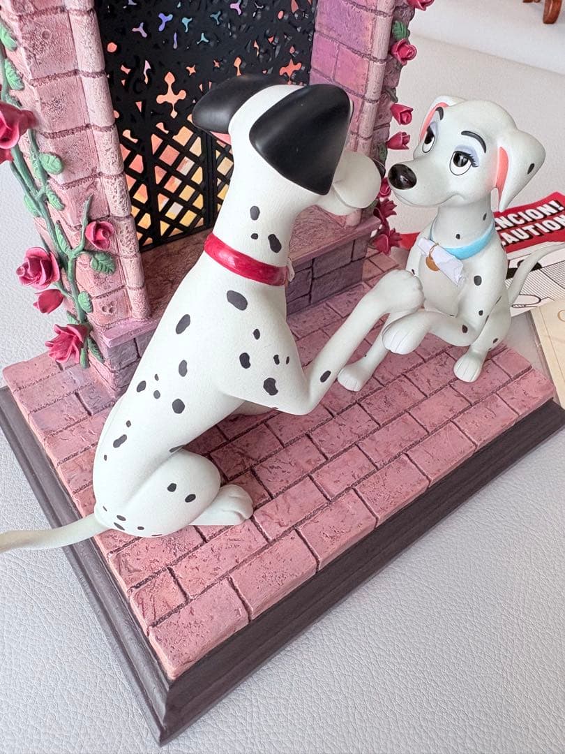 WDCC ディズニー 101匹わんちゃん ポンゴ&パーディタ フィギュア 陶器製