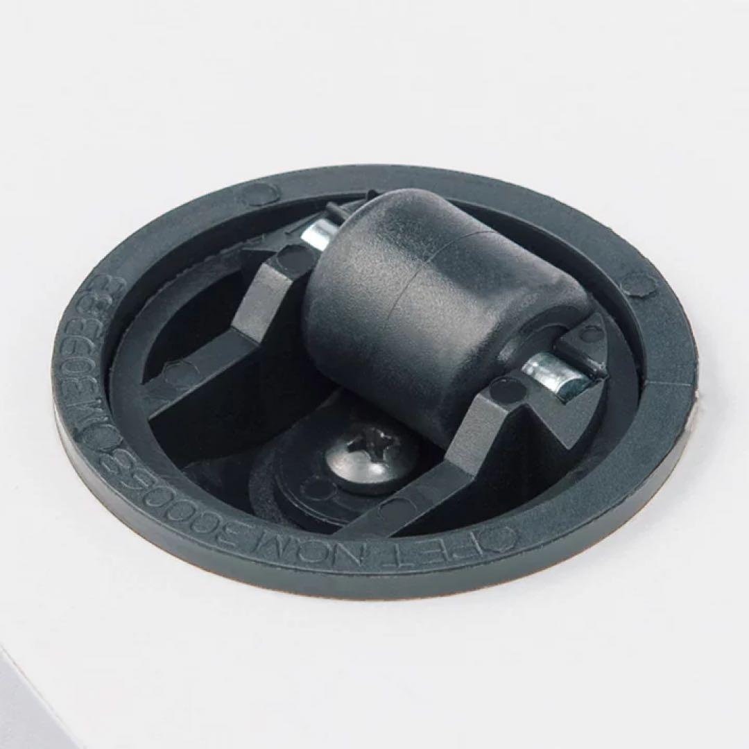 高さ調整可能な円形ホワイトテーブル