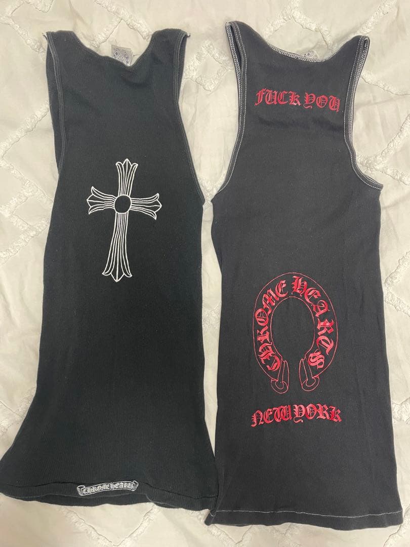 クロムハーツ Chrome Hearts タンクトップ 2枚　 ニューヨーク限定