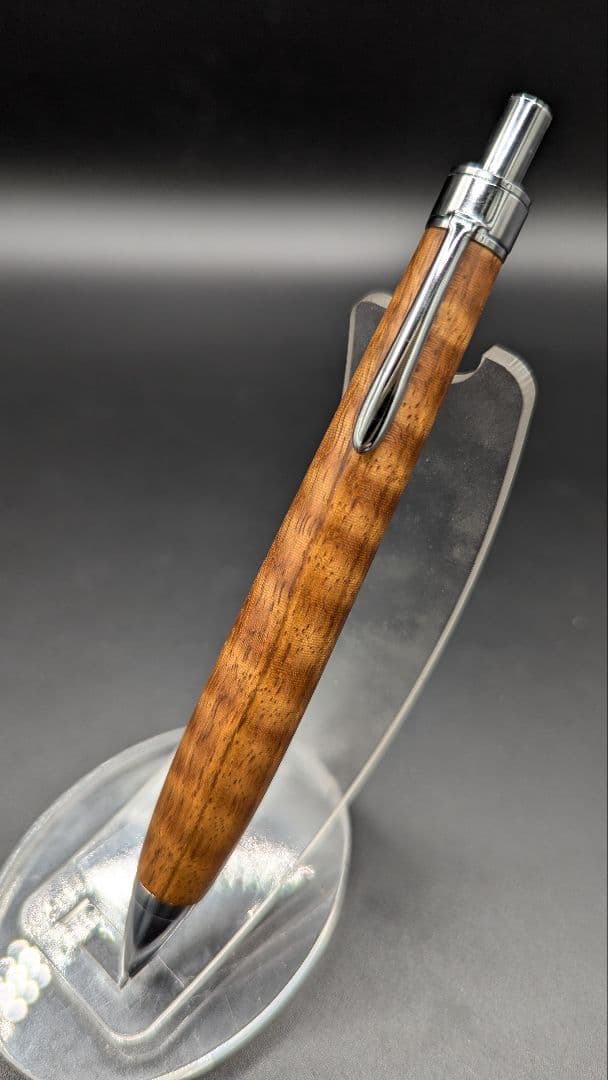 234ペン工房翌檜　金糸楠木　木軸シャーペン　木軸ボールペン