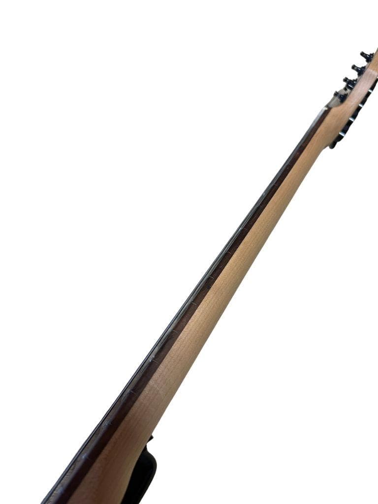 アーム、ソフトケース付き　ストラトタイプ　エレキギター　グリーン　ブラック