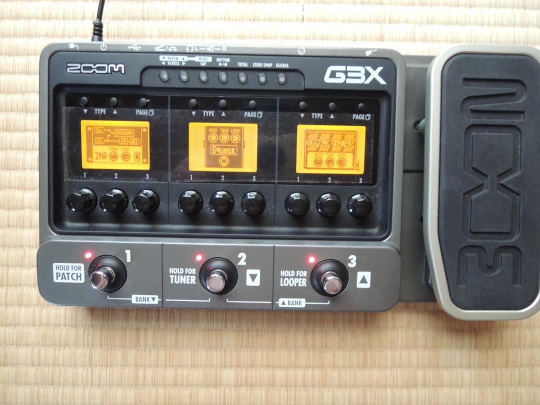 ★新品同様★ZOOM G3X（元箱、電源、説明書その他）
