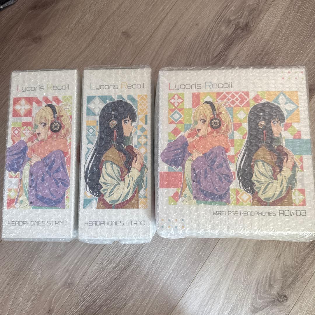 新品　ワイヤレスヘッドホン・スタンド ANIMA AOW03　リコリス・リコイル