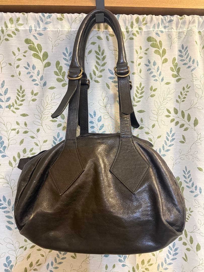 超希少【Vivienne Westwood 】チャーム付きレザーミニボストン