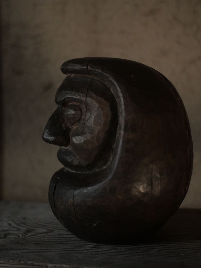 だるま　木型　達磨　大正　民藝　骨董　古美術　　古道具　アンティーク　昭和レトロ