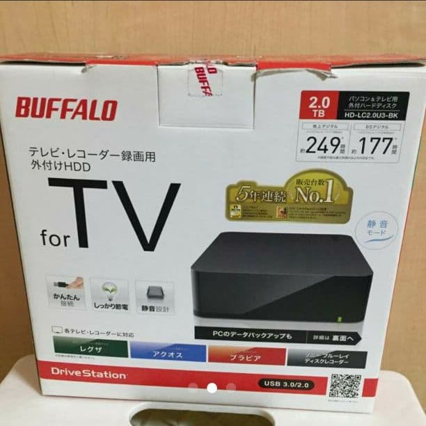 BUFFALO 外付けハードディスク★*゜