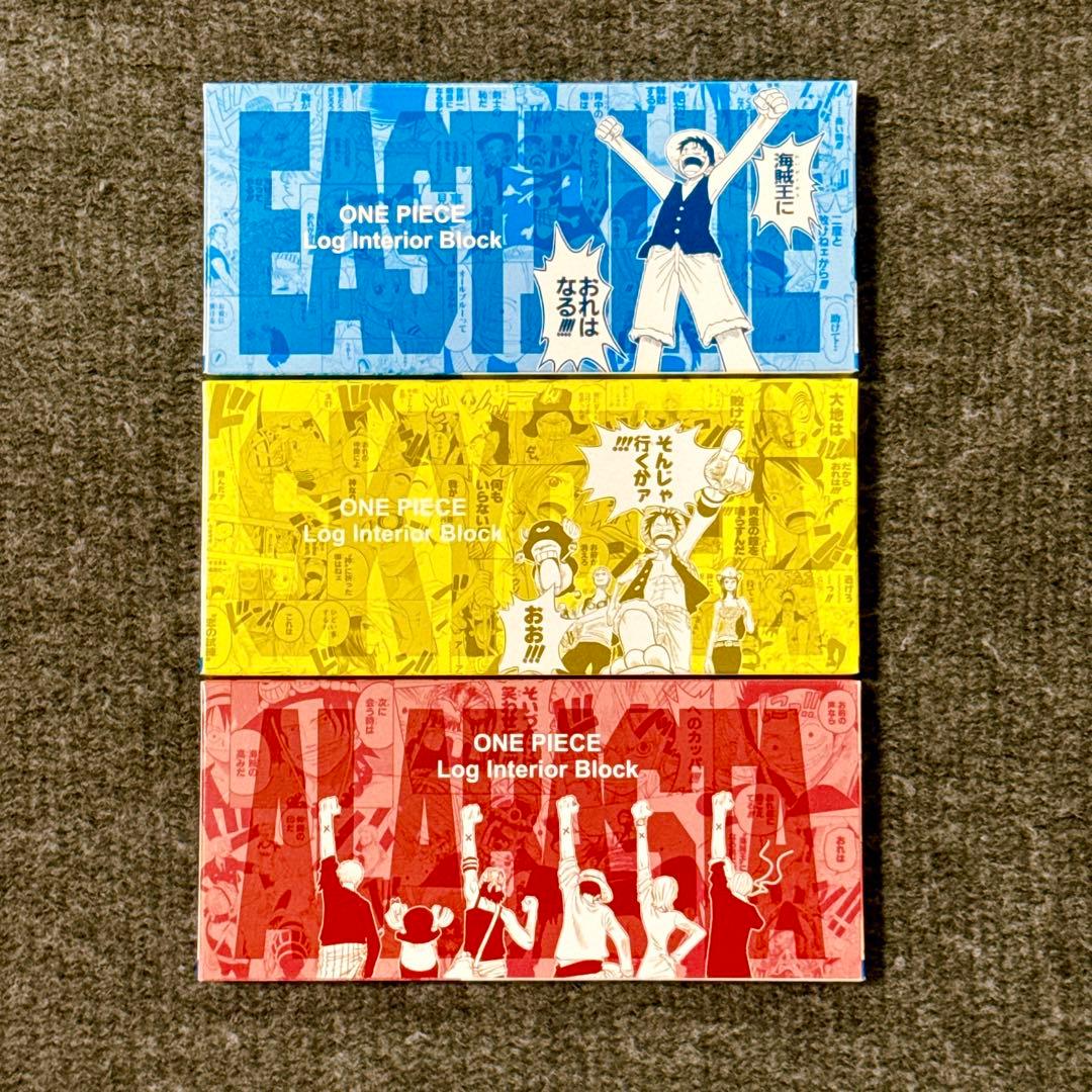 ONE PIECE ログインテリアブロック 未開封 3種セット