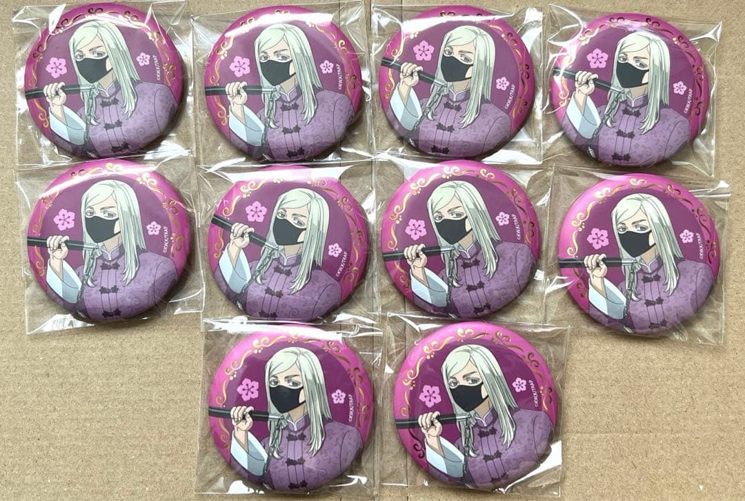 東京リベンジャーズ 中華街ミッション 三途春千夜 箔押し缶バッジ