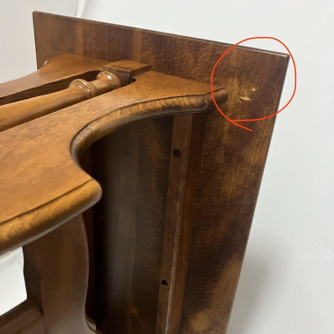 カリモク　karimoku コロニアル サイドテーブル マガジンラック付き