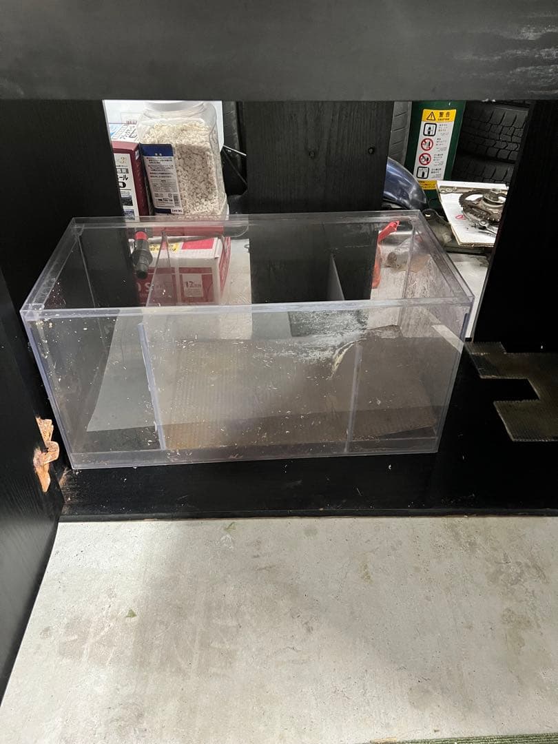 大型1200オーバーフロー水槽 木製キャビネット付き