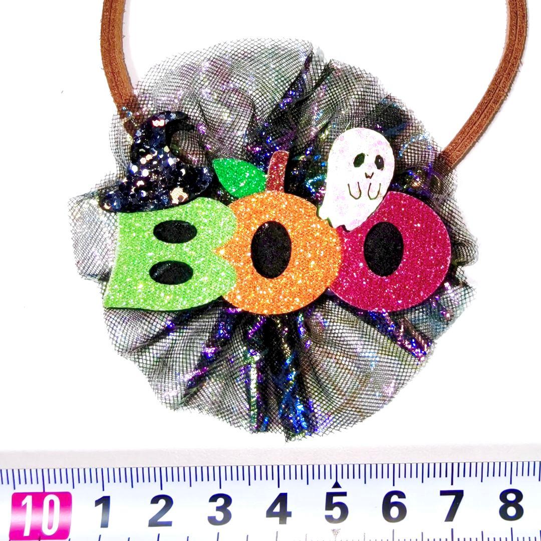 ペット用　トリミングチョーカー　1月　白くま　雪の結晶　リボン　シロクマ