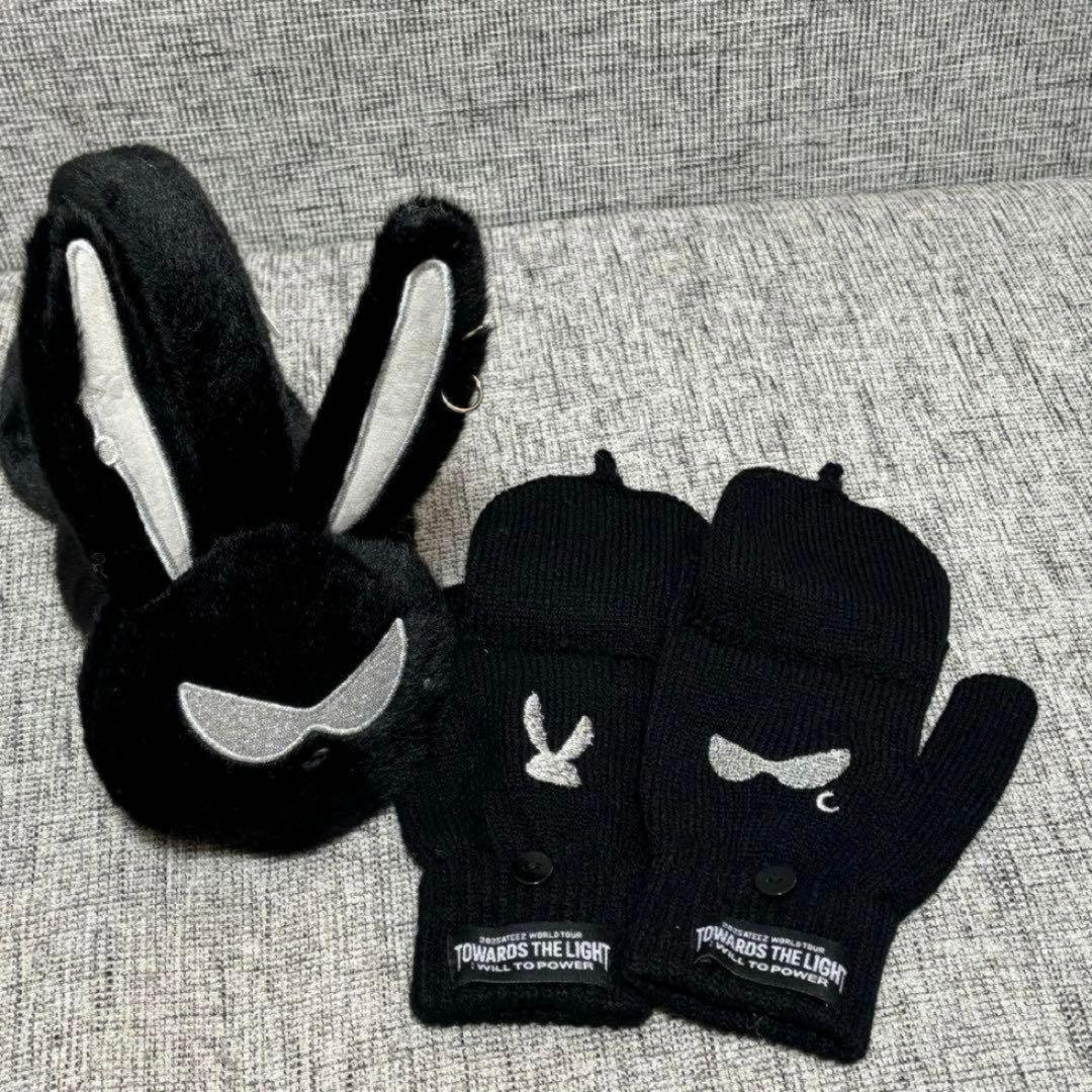 ATEEZ ヨーロッパ 限定 MD MITO イヤーマフ 耳あて 手袋セット②