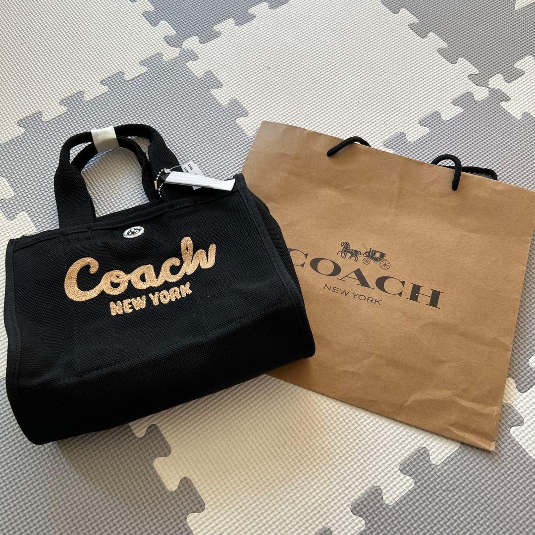 新品★コーチ　ブラック　ショルダー　トートバック