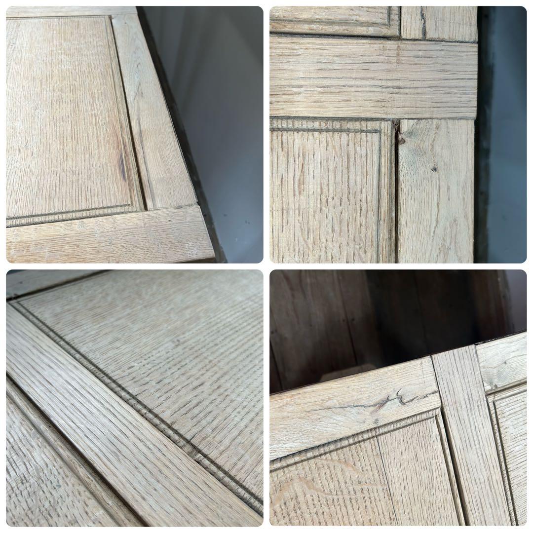 フランスアンティーク オーク剥離 コンソールテーブル 壁付 店舗什器　40-Ｂ