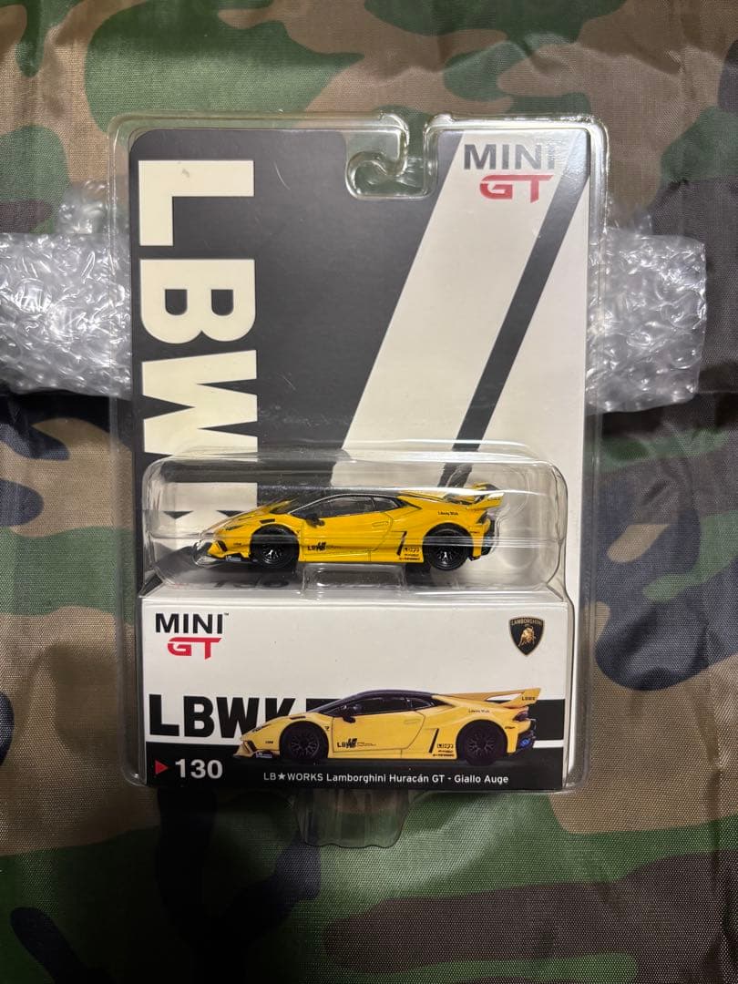 MiNiGT 130 LBWORKS ランボルギーニウラカンGT イエロー