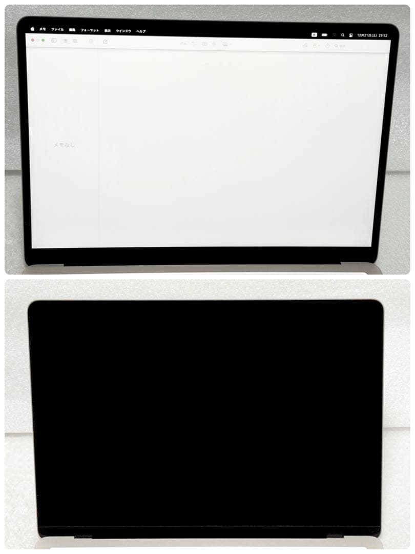 美品　2024年7月購入　バッテリー100%　MacBook Air 13 M2