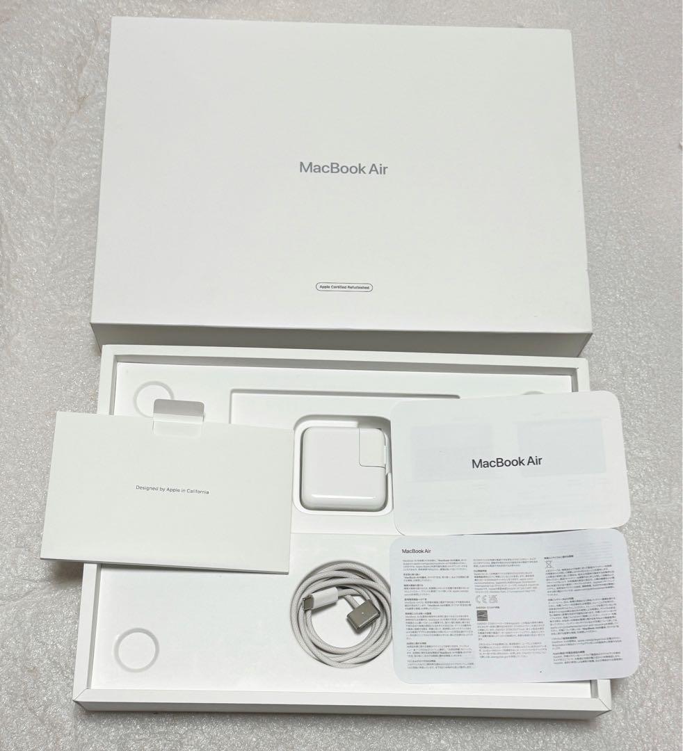 美品　2024年7月購入　バッテリー100%　MacBook Air 13 M2