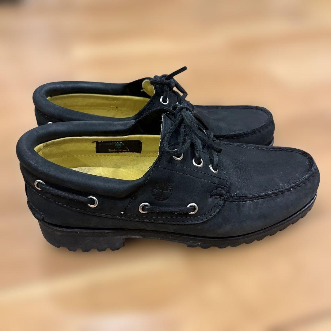 ァ*ァ様 新春特価【希少】Timberland 3eye ヌバック 黒 25 o