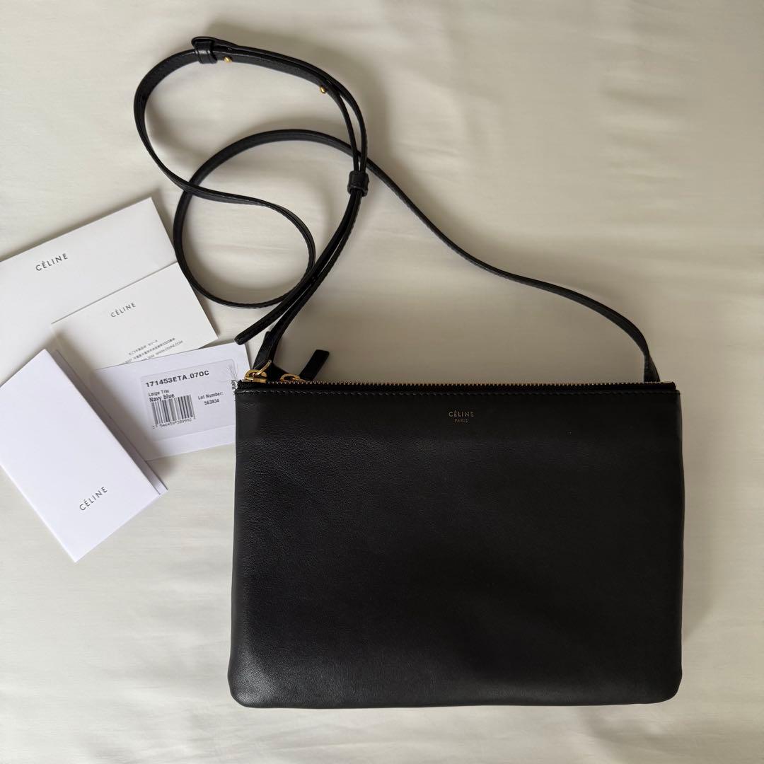 CELINE ラージトリオ ショルダーバック