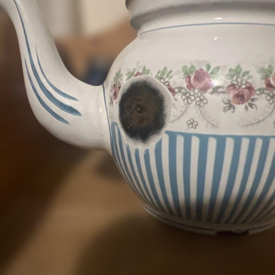 激レア　アンティーク　ローズガーランド　ティーポット