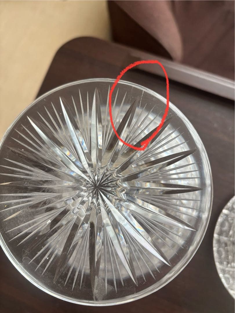 蓋付き容器 チェコ　ボヘミアン　キャンディボックス