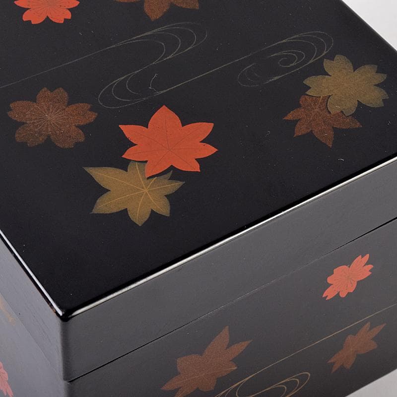 茶道具　雲錦蒔絵　利休茶箱　黒茶碗　七宝蒔絵　棗など　九点　一式　M　R8900