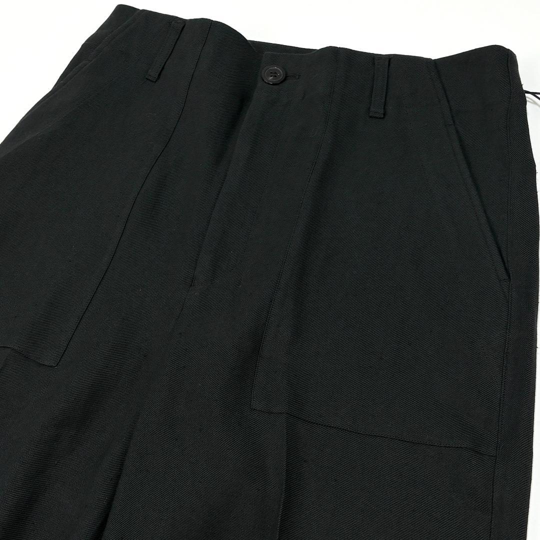 新品 COCUCA 24SS ベイカーパンツ 614670130063 ブラック