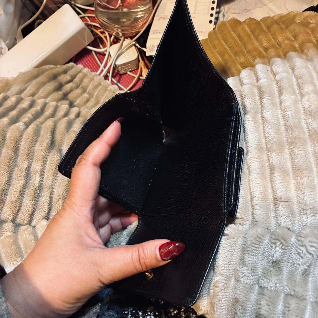 LV 三つ折り財布 エピポルトモネビ エカルトクレディ M63484 黒 337