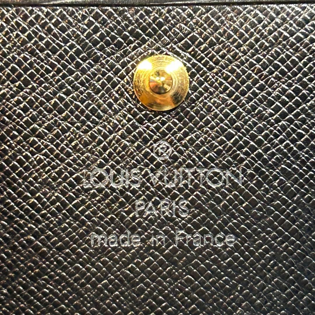 LV 三つ折り財布 エピポルトモネビ エカルトクレディ M63484 黒 337