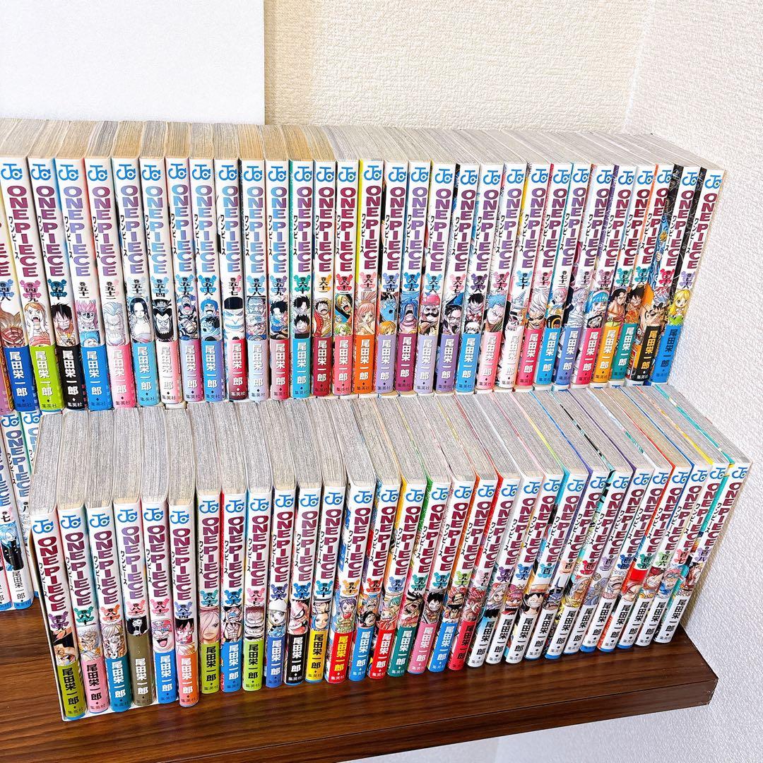 ONE PIECE ワンピース 尾田栄一郎　1-108巻　2巻以降　初版　帯付き