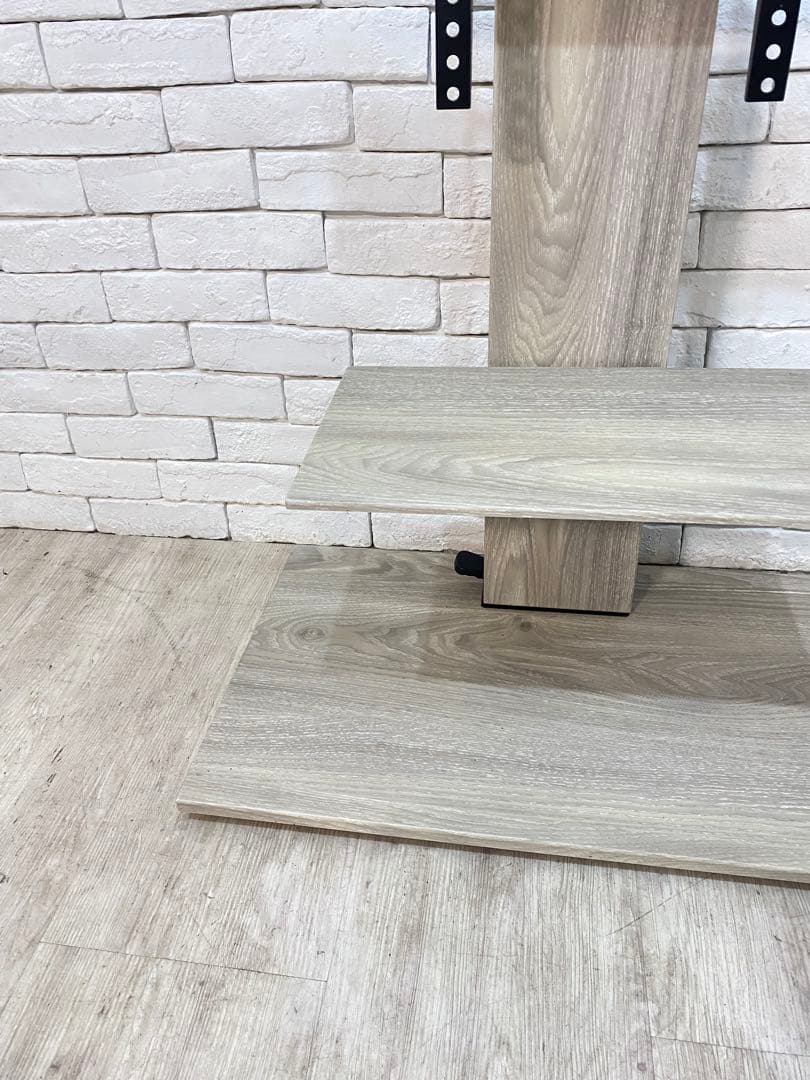 【東京都内23区配送無料】テレビ　スタンド 台　壁掛け　昇降　白　取り付け無料