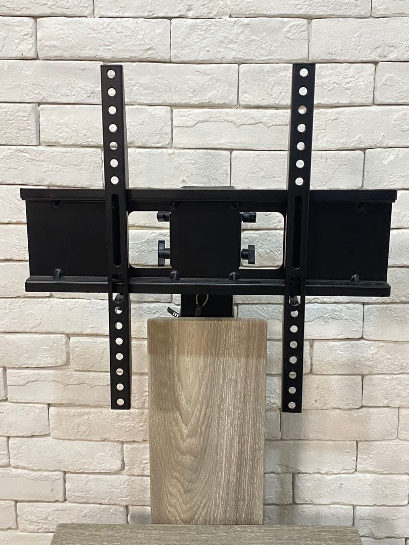 【東京都内23区配送無料】テレビ　スタンド 台　壁掛け　昇降　白　取り付け無料