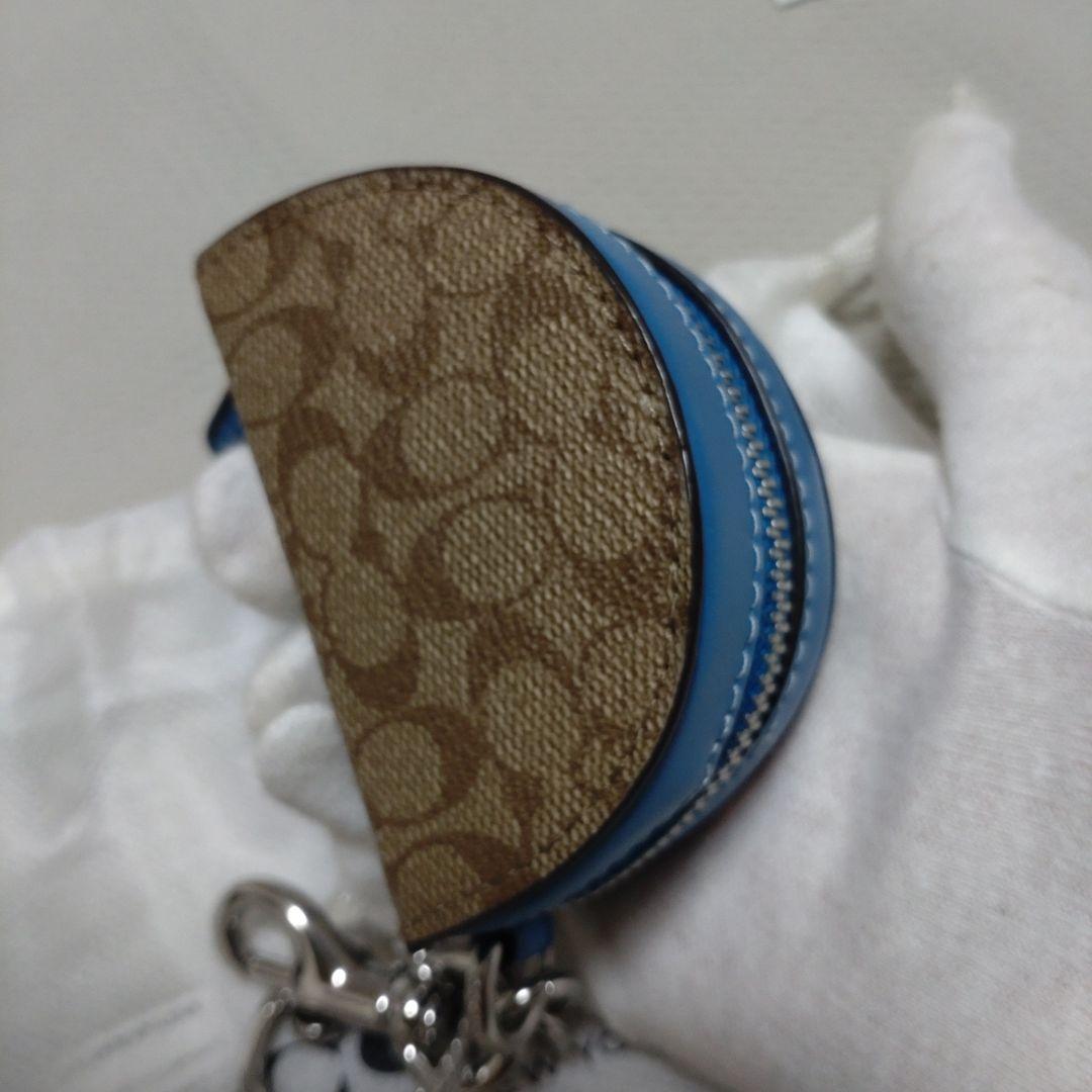 ちょこページ COACH バッグチャーム 半月型ケース