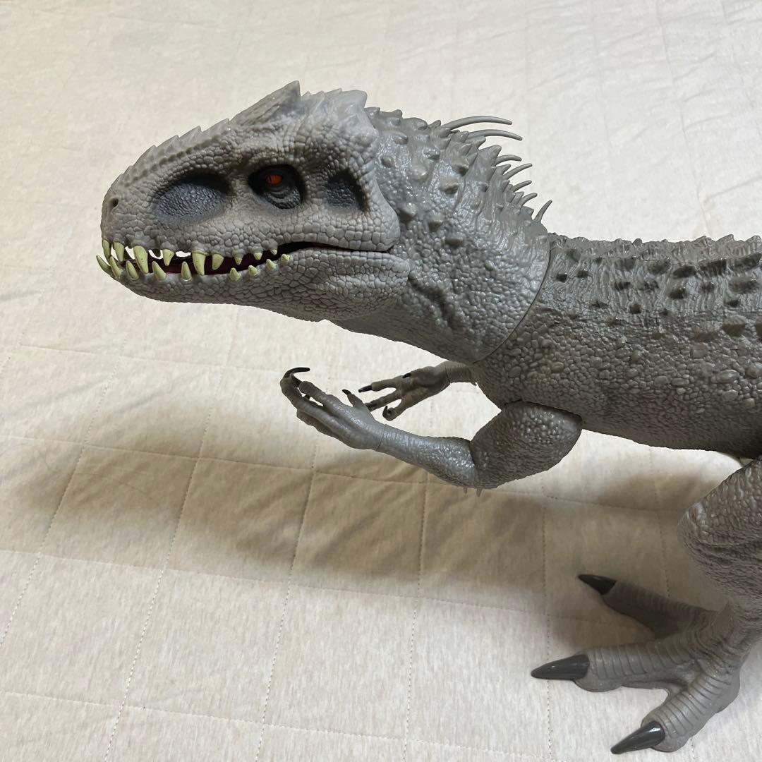 恐竜フィギュア スーパービッグ インドミナスレックス　モササウルスセット　マテル