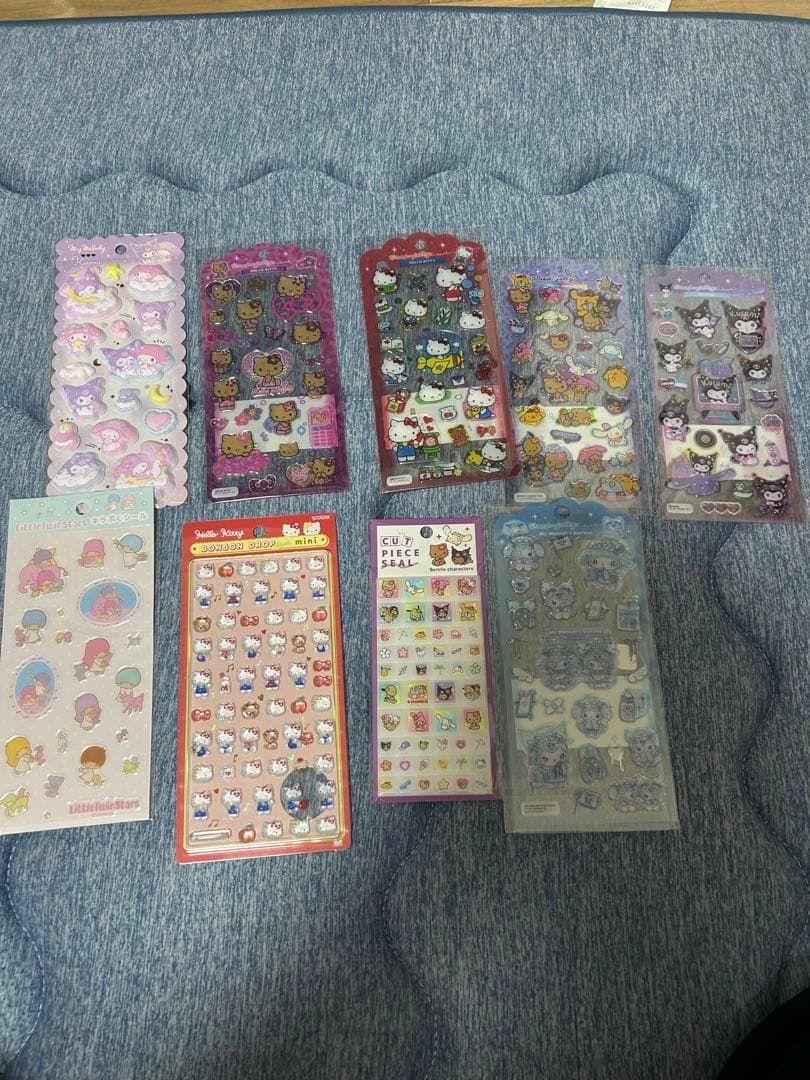 サンリオ ボンボンドロップシール など 9枚 まとめ売り タイルシールあり正規品
