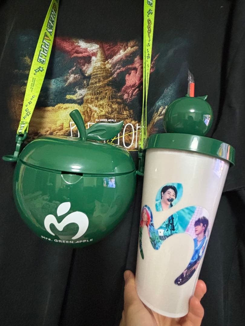 新品　ミセスグリーンアップル　Tシャツ1枚　ポップコーンバケツ　ドリンクカップ