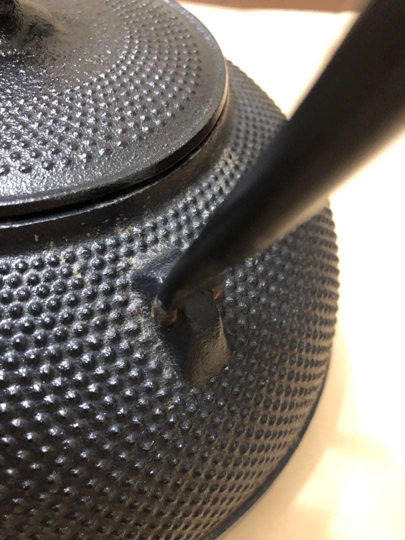 未使用長期保管　南部盛栄堂　南部鉄器　鉄瓶　急須　1.85L