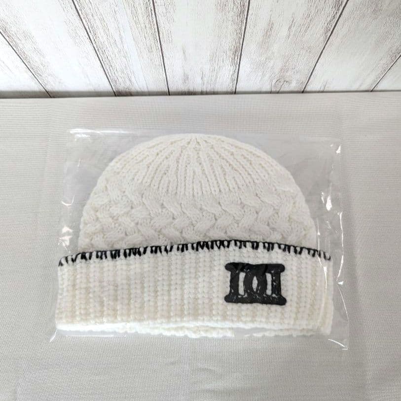 超人気❣️Darich❣️ロゴバスケットニットビーニー　ニット帽　ホワイト