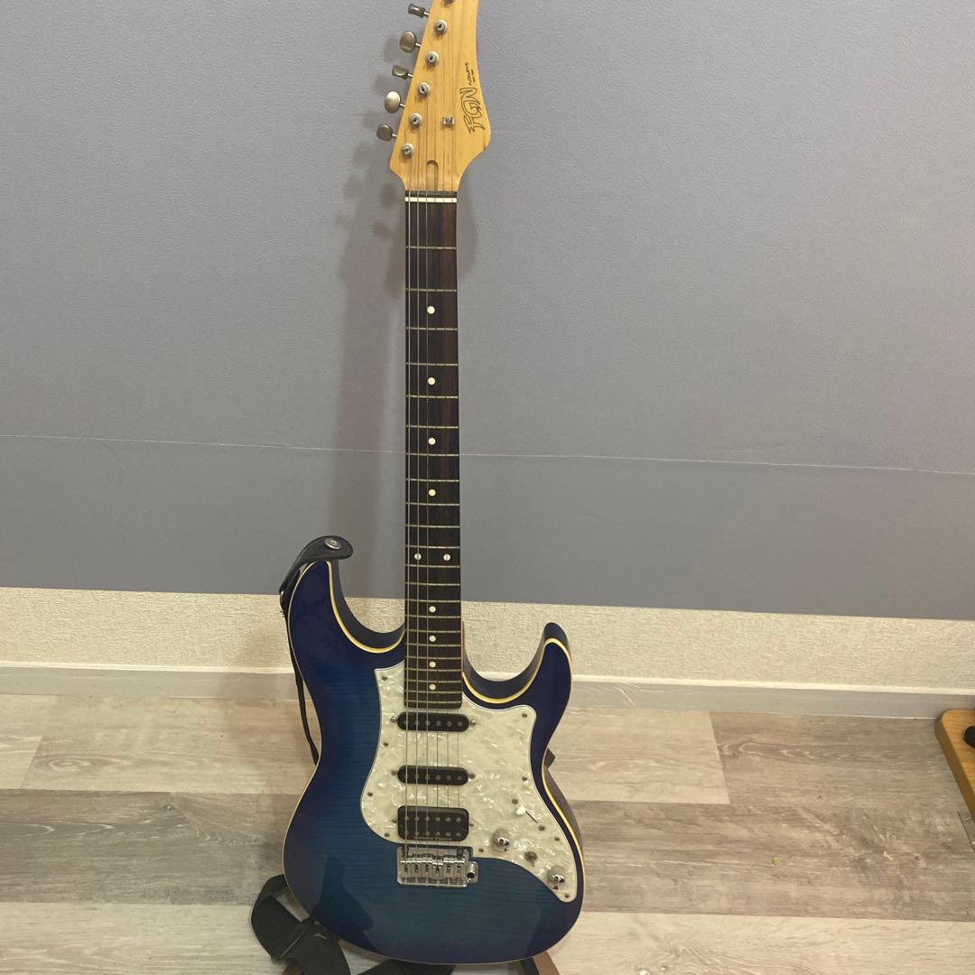 FGN エレキギターN427 ケース、スタンドセット JOS2-FM-R/JBT