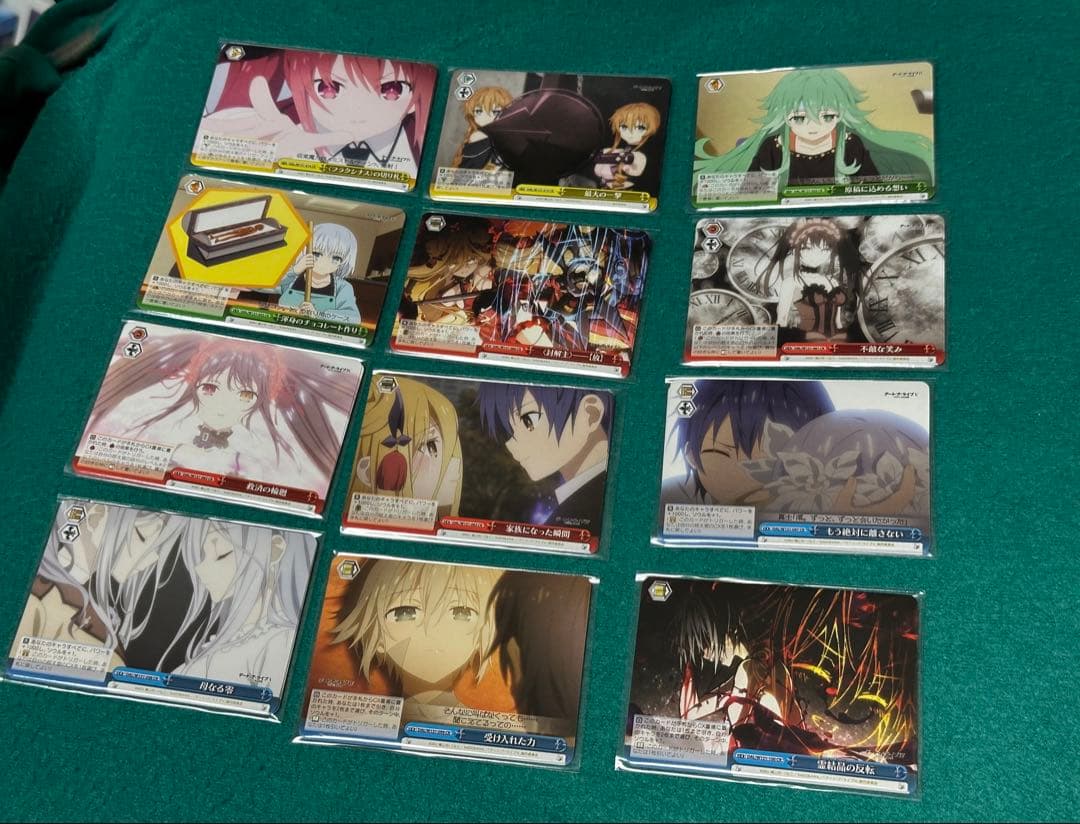 ヴァイスシュヴァルツ デートアライブ Vol.3　RR以下　4コン セット