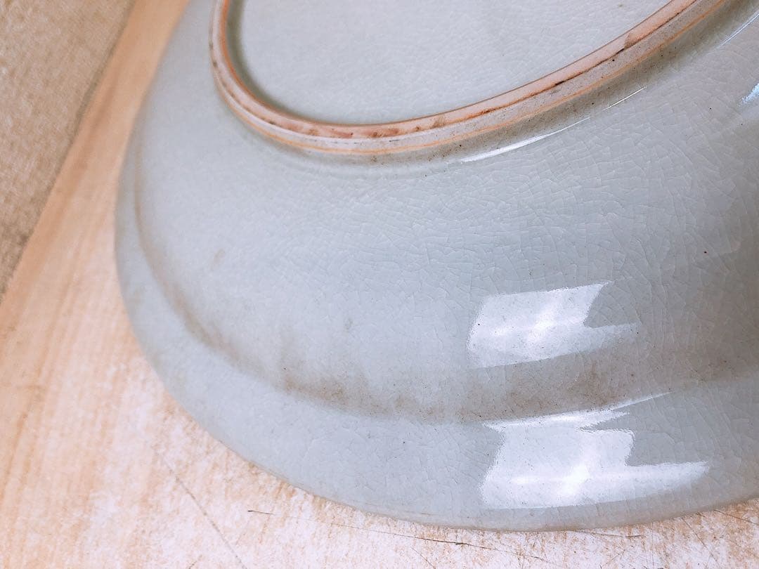 九谷焼 装飾皿 鷹図 松文様 飾り皿 裏印あり 観賞用 美術陶器 迫力絵付け