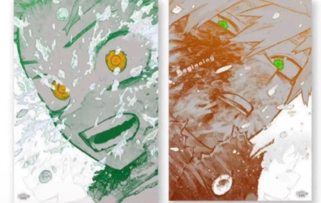 僕のヒーローアカデミア ヒロアカ 原画展 A2 アート ポスター2枚セット